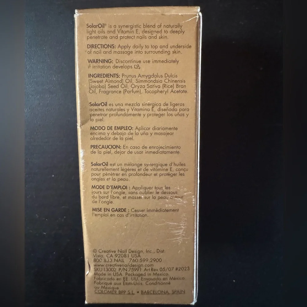 SolarOil Conditioning Oil for Nails and Skin - Picture 2 of 2